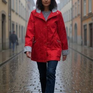 Mackintosh Elegant Red Women's Trench Coat